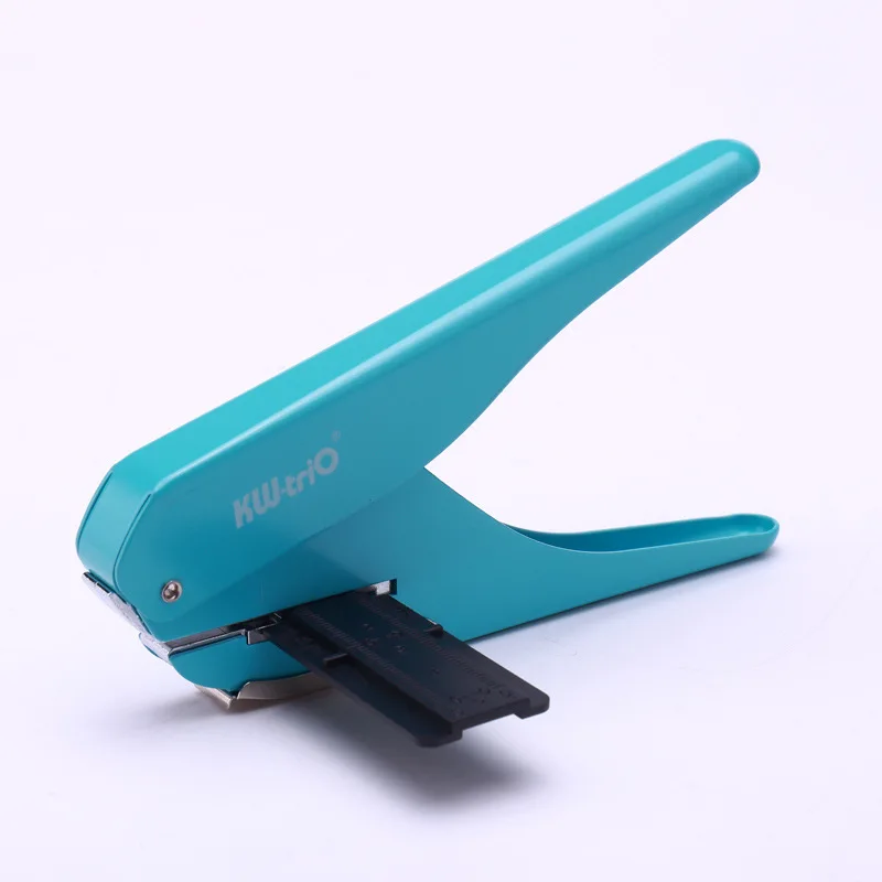 Kw-Trio Ponsmachine Papier Perforator Paddestoel Gat Punch Paddestoel Gat Notebook Puncher Scrapbooking Perforator Handleiding