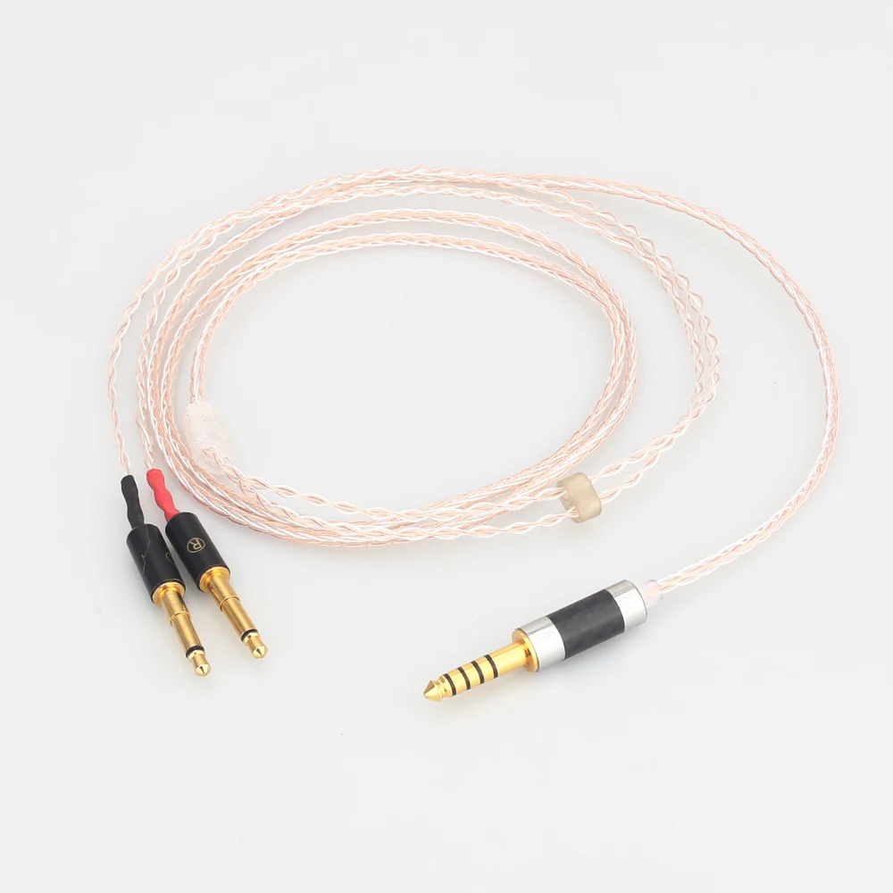 

Audiocrast 4.4mm Balanced Plug to 2x2.5MM 8cores Headphones Cable Audio Upgrade Cable For OPPO PM01 PM02