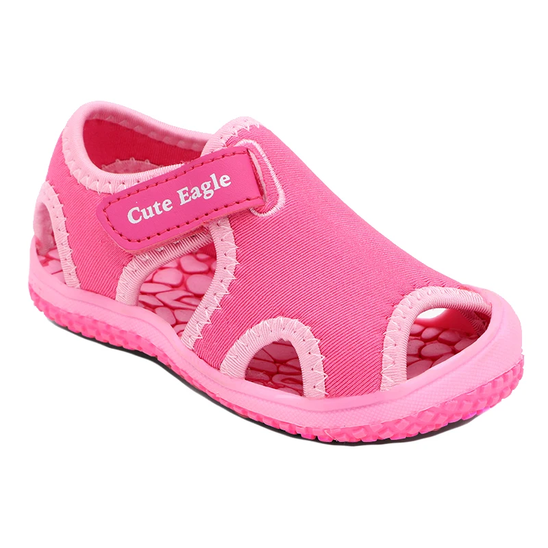 Sandalias de verano para niños y niñas, zapatos de playa de fondo suave, antideslizantes, de secado rápido, novedad de 2023
