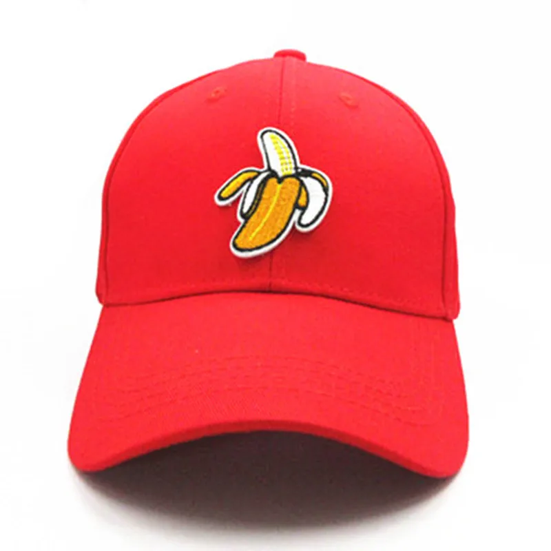 2021 Banana Embroidery Cotton Baseball Cap Hip-hop Cap Adjustable Snapback Hats for Men and Women 284