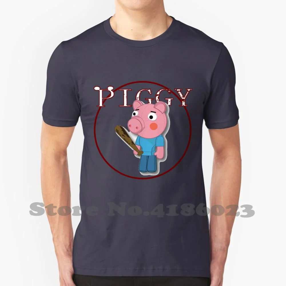 Piggy , Game , Piggy Characters 100% Cotton T-Shirt Bloxburg Piggy Chapter Piggy Pig Piggy All Chapters Piggy All Characters