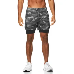 Double Layer Sports shorts Running Training