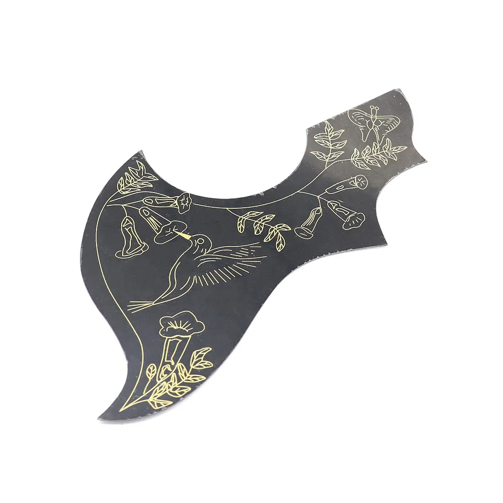 1Pcs Right hand Hummingbird Flower Decorative Big Guitar Pickguard Anti-scratch Plate for Folk Acoustic Guitar