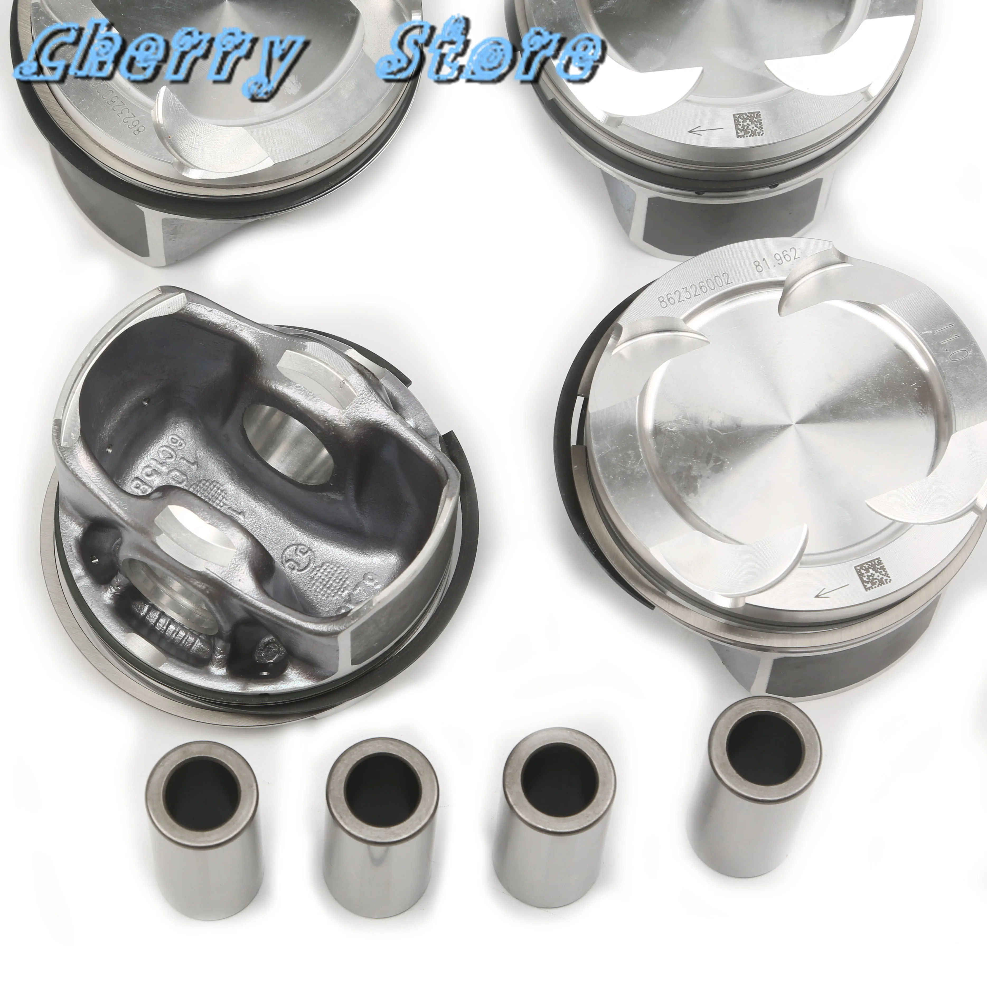 6Pcs Engine Pistons & Rings Assembly 82MM 22MM 11258657760 For BMW F20 M140i F22 M240i F30 340i xDrive M F32 F36 440i xDrive