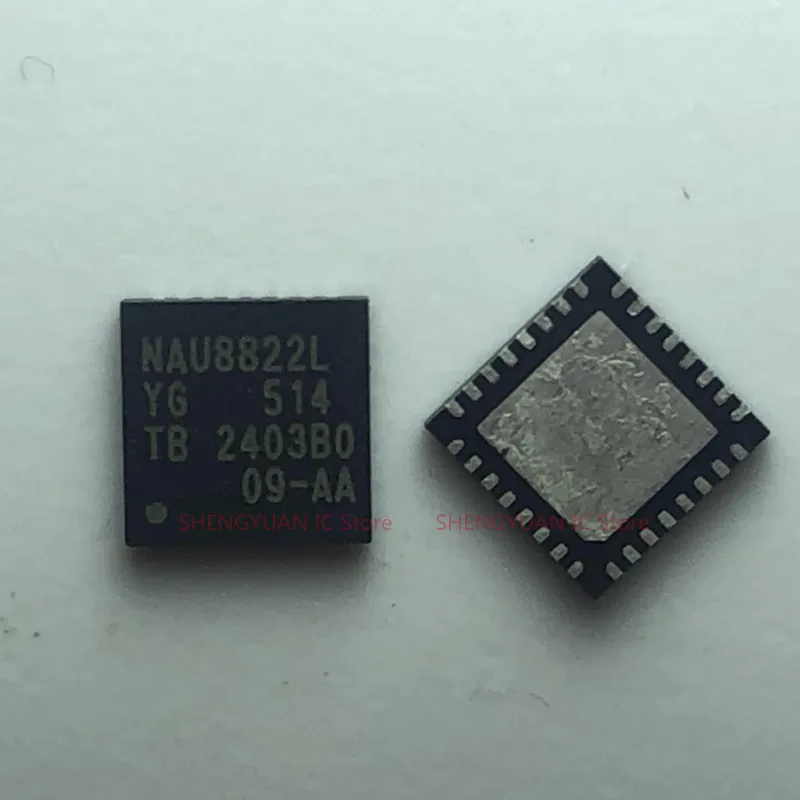 

5Pcs NAU8822LYG QFN-32 NAU8822L NAU8822 24-bit Stereo Audio Codec with Speaker Driver 100% new imported original 100% quality