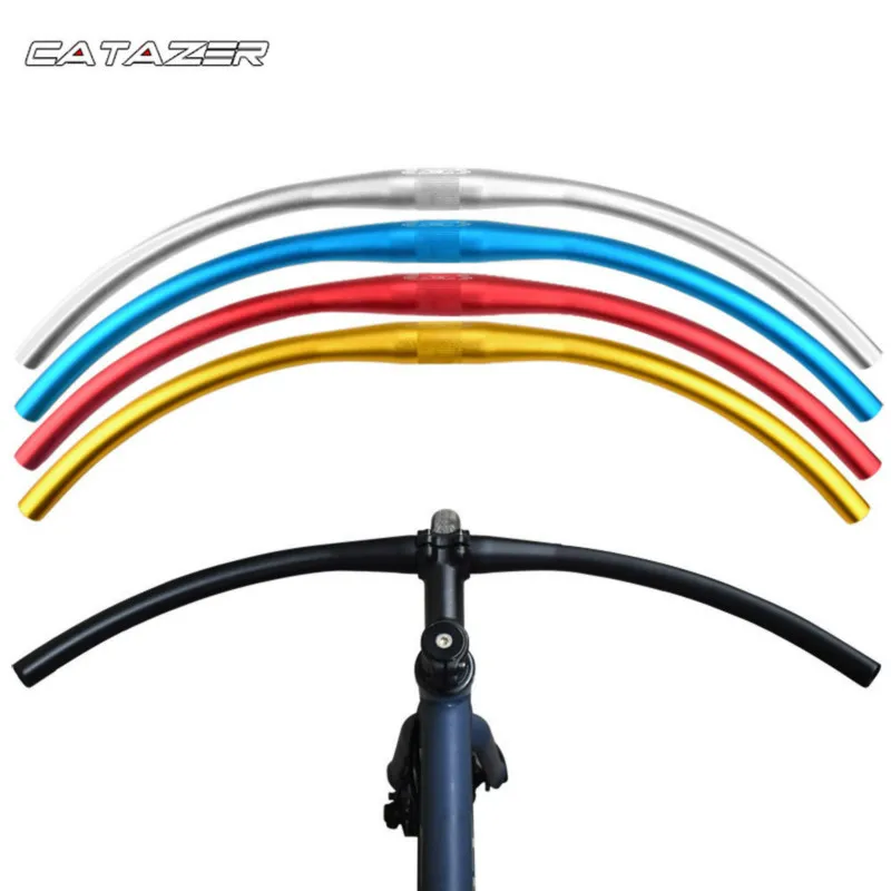 

Aluminum Alloy Bicycle Handlebar MTB Road Bike Steering Handlebar Bend Handlebar Multi-Colors 31.8*620mm City Bike Handlebar