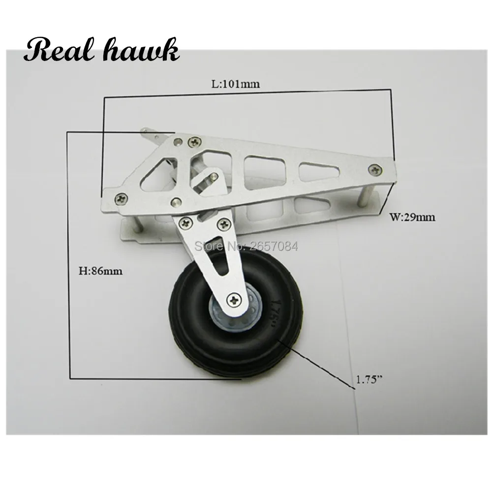 1 set 1.75/2.25/2.75 inch Aluminum alloy Sailplanes landing gear FOR Remote control aircraft model parts