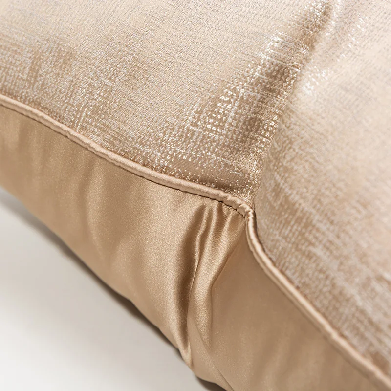 30*50cm/45*45cm/50*50cm Texture Brown Pillowcase Simple Style Home Decoration Cushion Cover Sofa Cover Bedroom Polyester