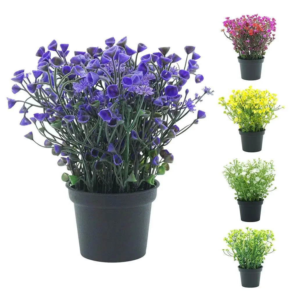 1Pc Potted Artificial Flower Bonsai Performance Stage Garden Wedding Party Decor