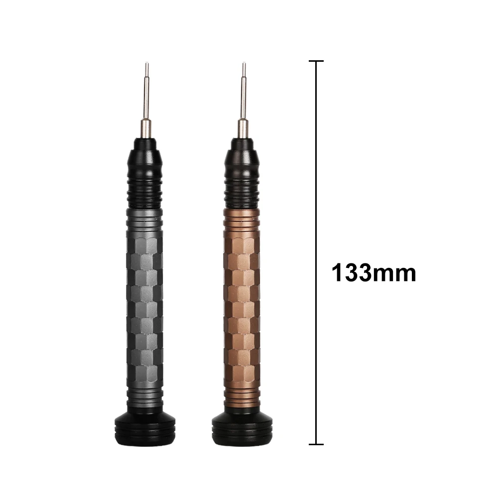 طقم مفك برغي HTM 5 في 1 صلابة عالية S2 أجزاء مفك براغي قابلة للاستبدال Torx Y0.6 Phillips1.2/1.5 للإصلاح