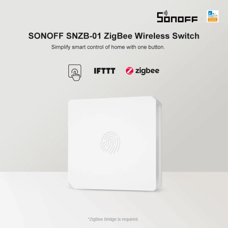 SONOFF interruptor inalámbrico Zigbee Bridge, temperatura y humedad, movimiento, puerta y ventana, ZBMINI a través de Alexa y Google Home
