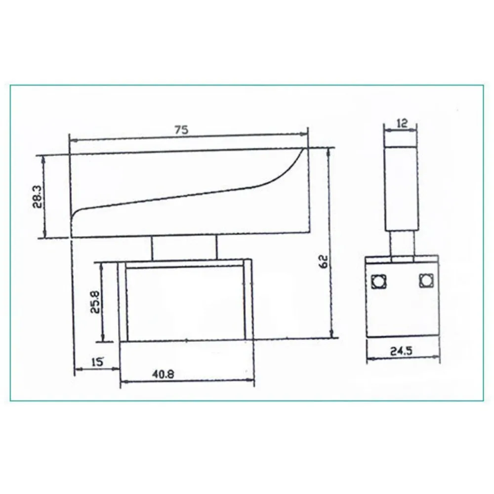 75x39x65mm Trigger Switch Control Push Button For Cutting Machine Switch FA2-10/2B 10A Lock On/No Lock On Lengthened Power Tool