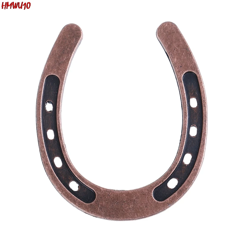 1 PC  Hot Sale Metal Retro Horseshoe Table Centerpieces Kraft Paper Tag Bronze Party Favor Supply Wedding Gifts Souvenirs