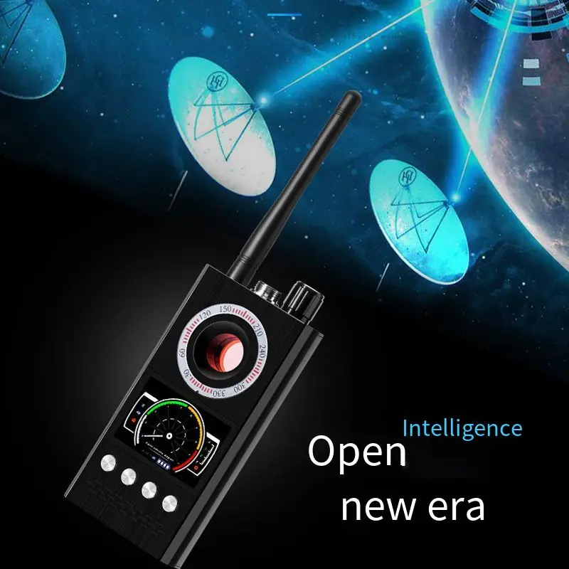K68 Anti Spy Cam Wireless RF Signal Detector Bug GSM GPS Tracker Hidden Camera Eavesdrop Device Military Professional Finder Det