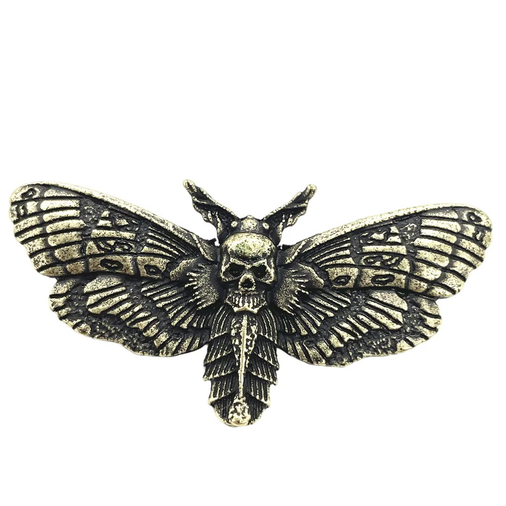 Wicca Luna-Broche papillon sorcière, bijoux vintage, fournitures de sorcellerie Wiccan, livraison directe