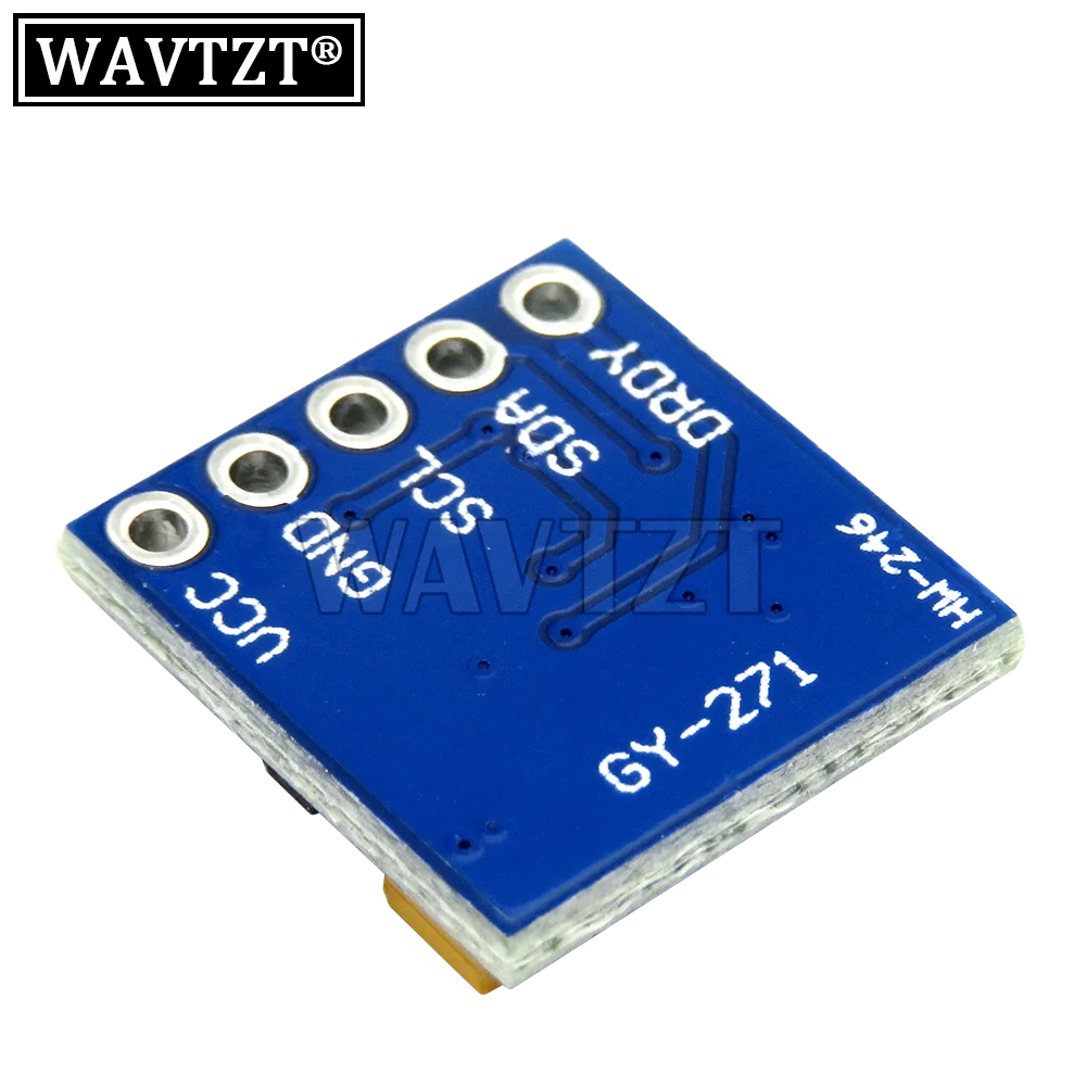 WAVTZT QMC5883 GY-271 3V-5V Tiga Sumbu Tri-sumbu 3 Sumbu Kompas Magnetometer Sensor Modul Papan QMC5883L UNTUK Arduino