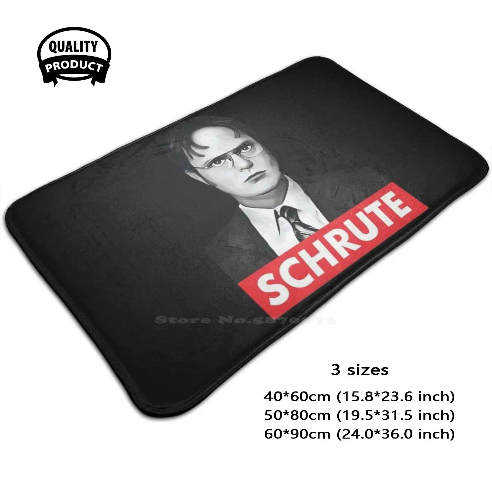 Schrute Soft Cushion Home Carpet Door Mat Car Rug Dwight Schrute Funny The Office Dwight Schrute Fact And False Dwight Schrute