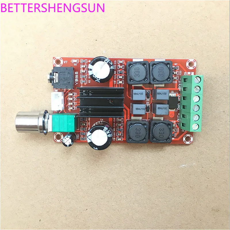 Free Shipping XH-M189 TPA3116D2 Digital Amplifier Board Audio Power Amplifier Dual-Channel Stereo Module Sensor