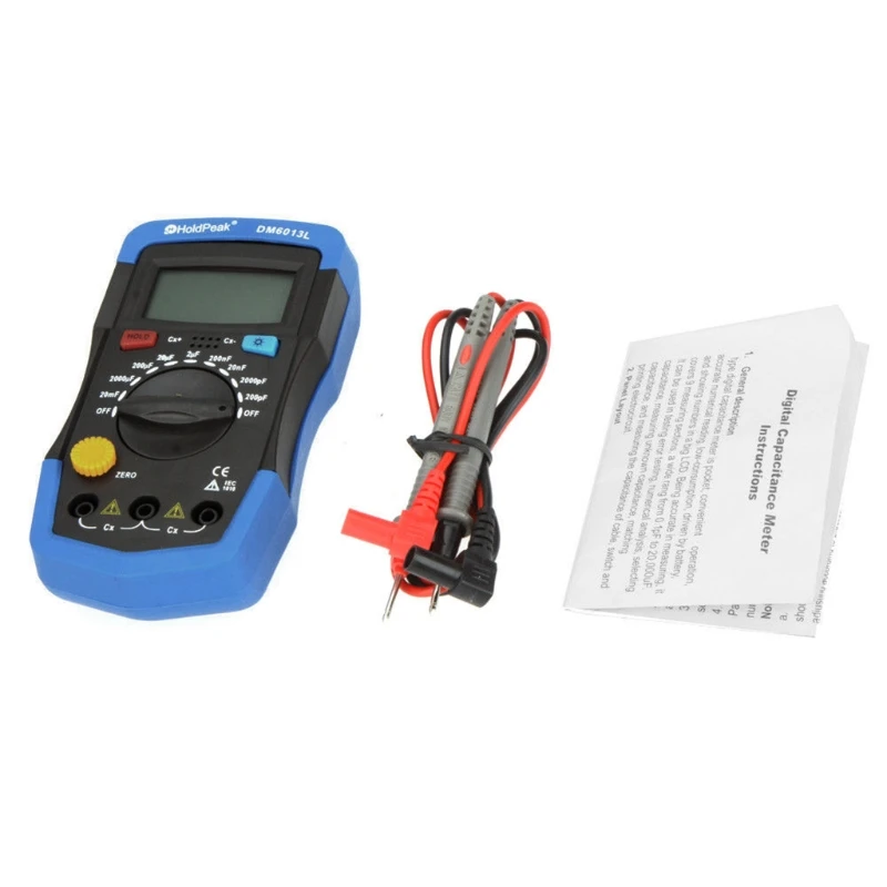 Handheld Digitale Kapazität Meter Kondensator Tester Capacimeter Elektronische Auto