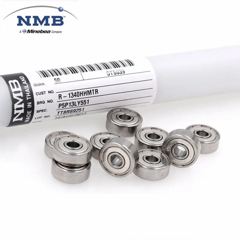 Rodamiento NMB Original de 50 piezas, R-1030ZZ, R-1340HH, R-1650HH, R-1960ZZ, R-2270ZZ, 623, 624, 625, 626, 627, 628 ZZ, R-2480KK