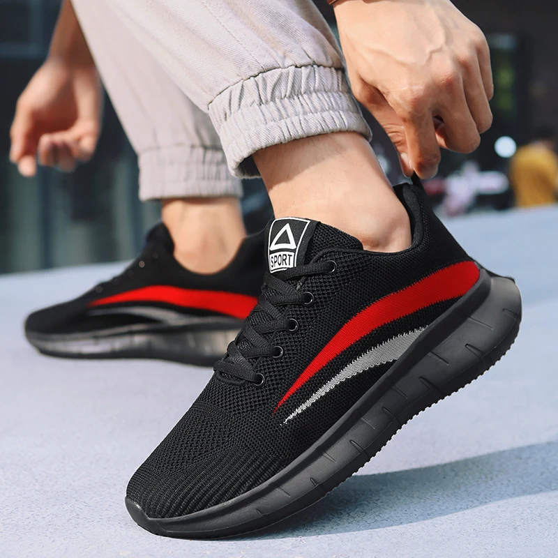 

2021New Sneakers for Men Mesh Breathable Causal Shoes Light Outdoor Sport Shoes Male Jogging Shoes Designer Shoes for Men