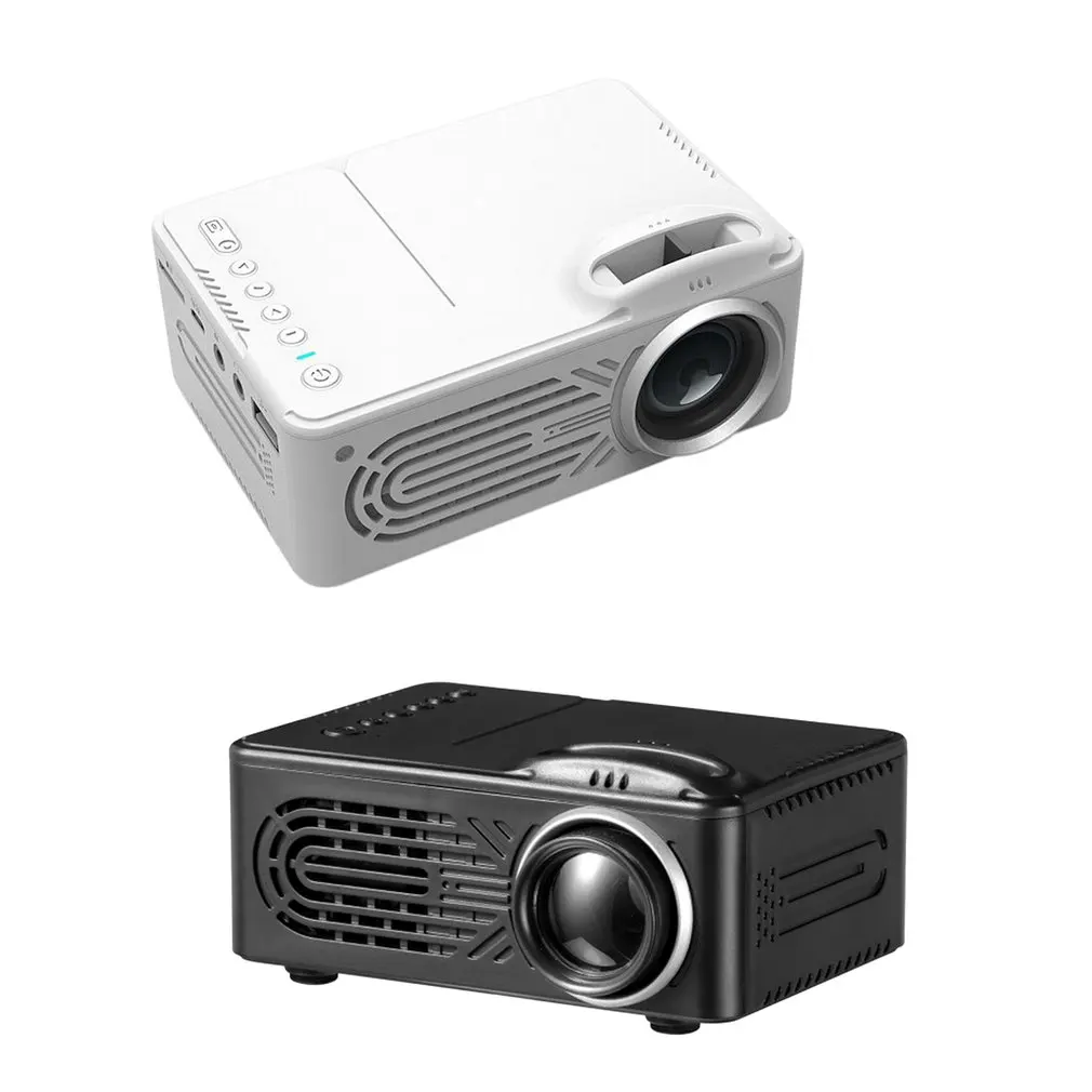 814 Mini Micro Draagbare Home Entertainment Projector Ondersteunt 1080P Hd Mobiele Telefoon Verbinding Projector Witte Kleur