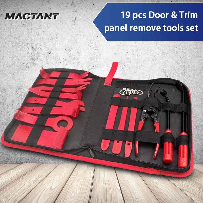 Hot Sale 19PCS Automobile Audio Trim Panel Removal Tools Set Car's Door Disassembly Equipment Toolkit High Quality ABS Plastic