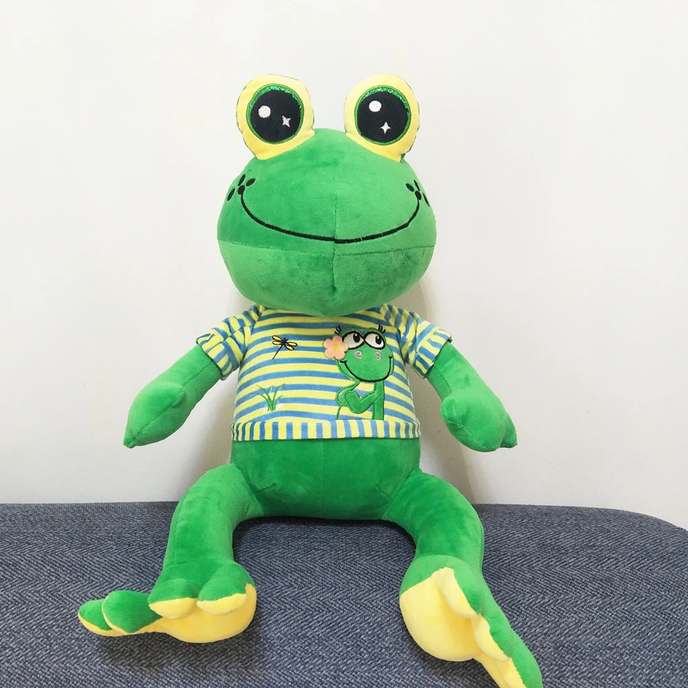 Green Big Eyes Frog Animal Birthday Gift Stuffed Plush Toy