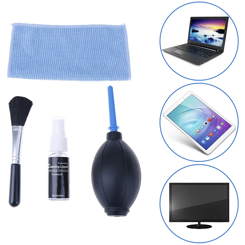 4 In1 Bildschirm Reinigung Kit Für LCD LED Plasma TV PC Monitor Laptop Tablet Reiniger Haushalt Reinigung Kit