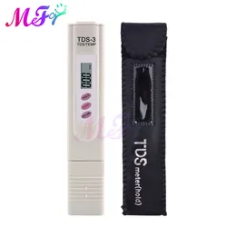 Portable Pen Digital Water Meter Filter Measuring Water Quality Purity Tester TDS Meter Thermometer for Aquarium Pool