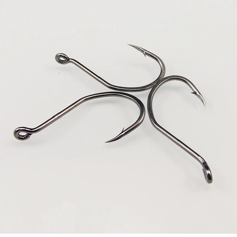 ESFISHING Fishing Hook High Carbon Steel Hooks 20PCS 1/0 2/0 3/0 4/0 High Strength Single Eye Hooks For Soft Lure
