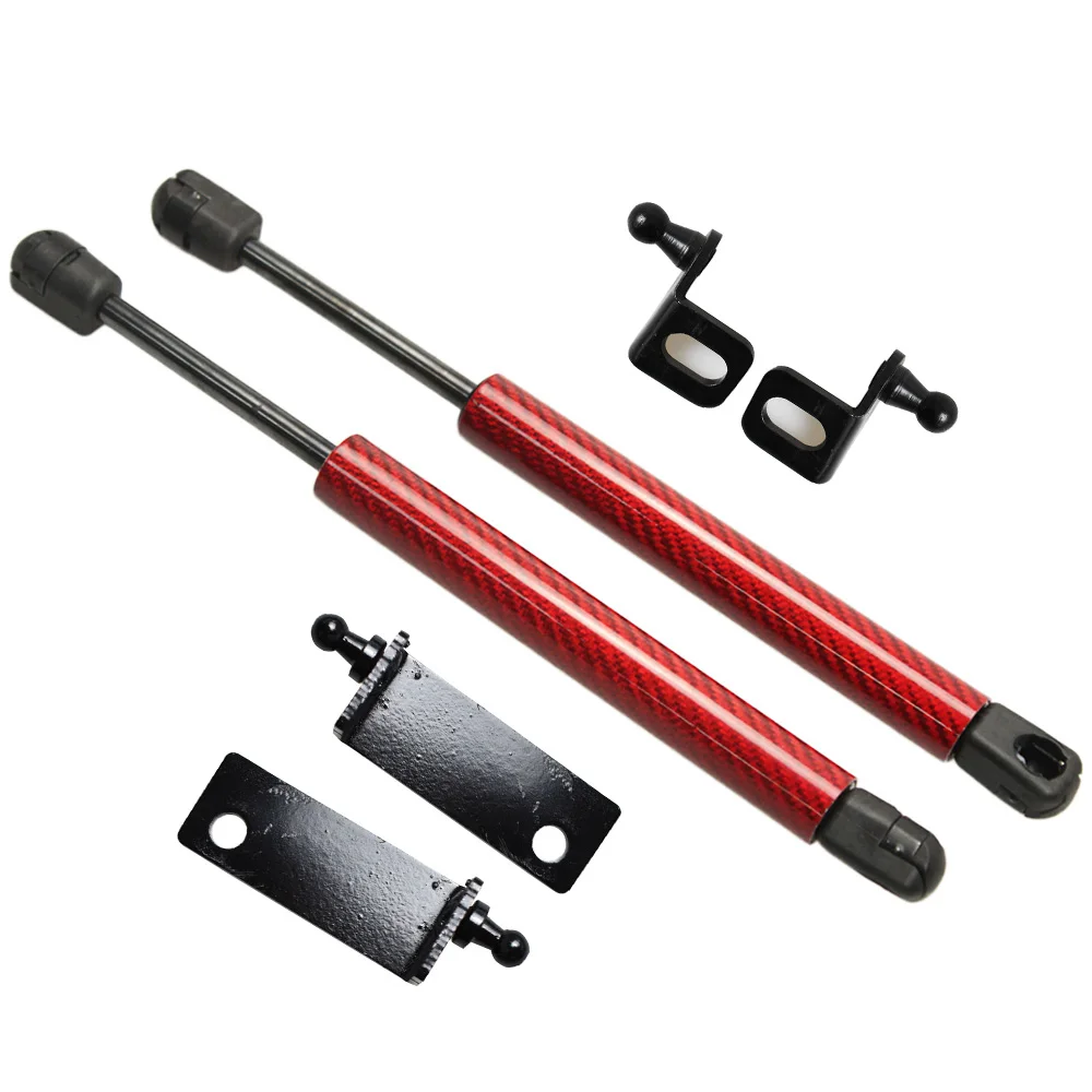 Amortisseurs de capot pour Ford Focus MK4 2018 – 2024, tiges de Support de levage à gaz, en Fiber de carbone, amortisseurs à ressort
