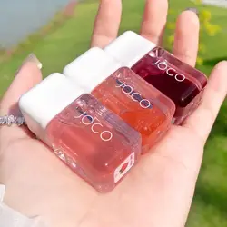 Joco water lip gloss small square water light feeling lip base makeup transparent moisturizing jelly lip oil AC449