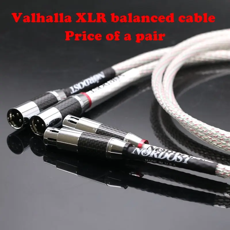 

Nordost Valhalla 8-core sterling silver HiFi audio amplifier XLR audio cable fever balance line