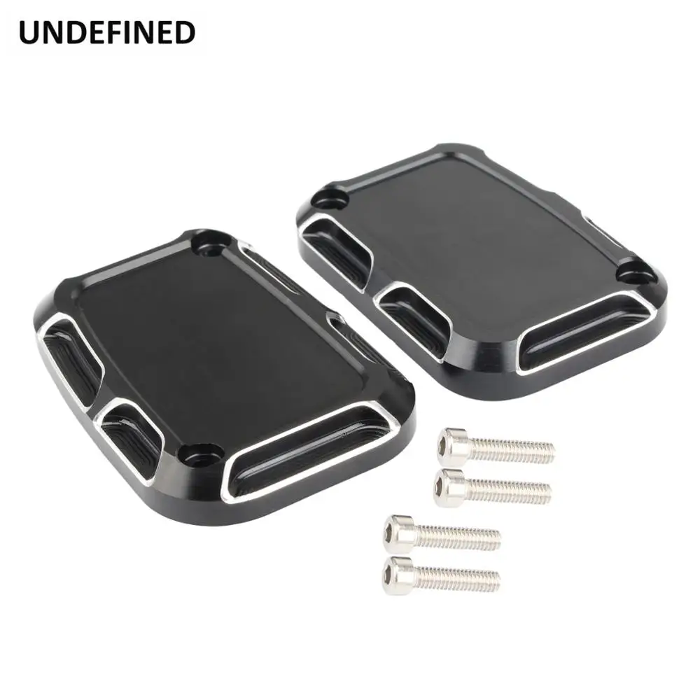 Motorcycle Brake Master Cylinder Cover For Harley Touring V-Rod Night Rod Road King Ultra Street Electra Street 2017 Front Rear