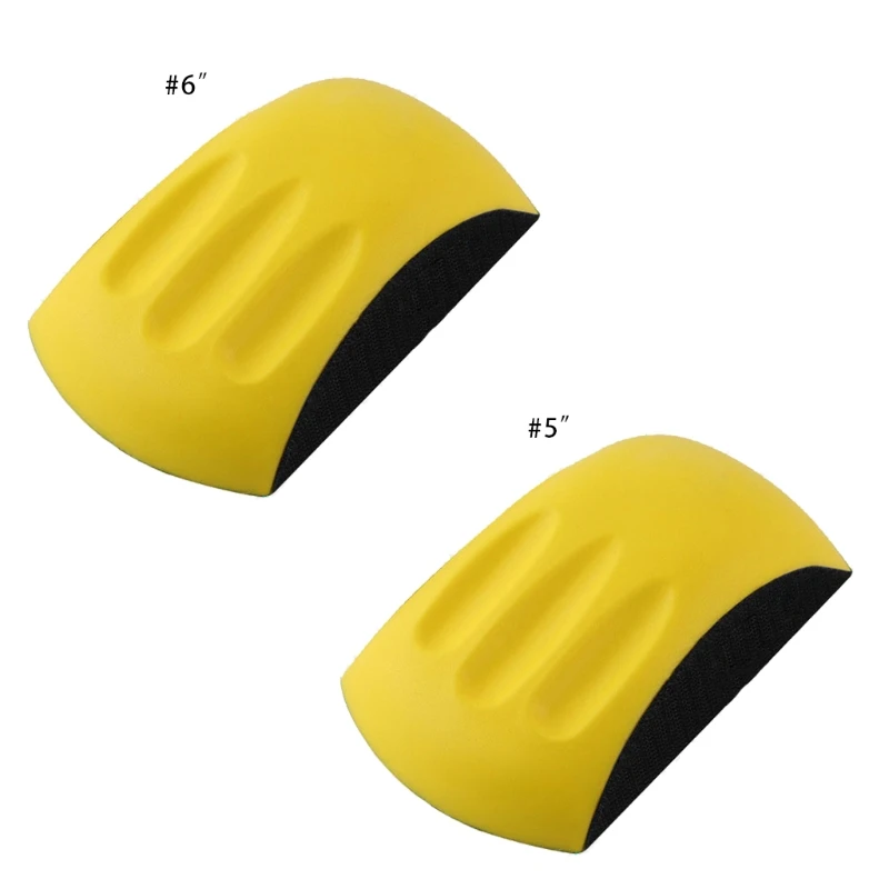 PU Hand Sanding Block Polishing Pad Fit for Wood Polishing Household Clean Automobile Maintenance Finishing Grinding