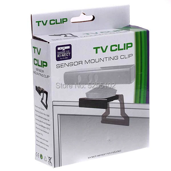 TV Clip Clamp Mount Mounting Stand Holder for Microsoft Xbox 360 Kinect Sensor Newest Worldwide