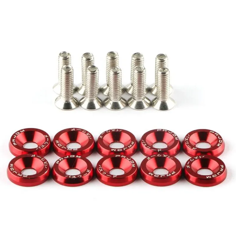 10pcs Car Bumper Engine Concave Screws Car-styling For Mazda 2 3 5 6 CX-3 CX-4 CX-5 CX5 CX-7 CX-9 Atenza Axela