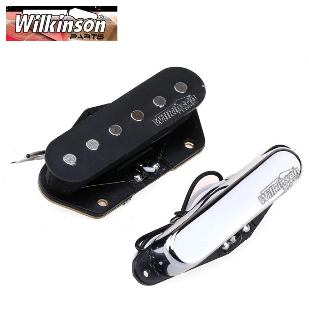 Wilkinson M Series Classical Vintage Style TL Single Coil Neck And Bridge Pickup for TL Electric Guitar Chrome WOVT