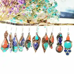 E101 Handmade Vintage Earring For Girls Lovely Tibetan Ethnic Jewelry Many Designs