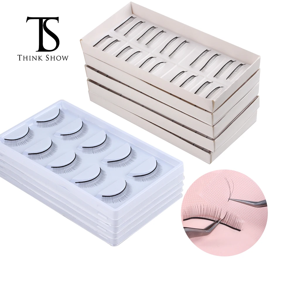 5/10 ペア練習つけまつげナチュラルソフトトレーニングまつげまつげエクステンション練習美容メイクツール