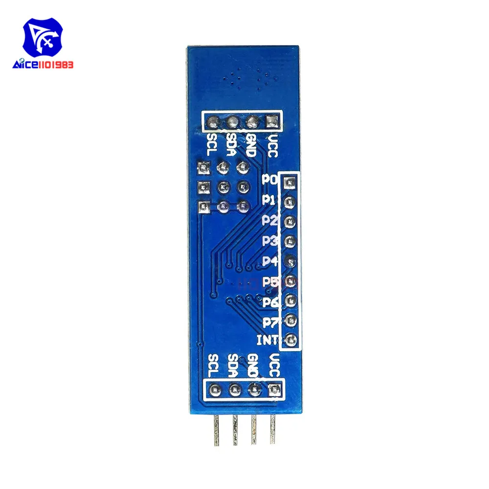 Diymore PCF8574 I2C Interface 8-Bit Io Uitbreidingskaart I/O Expander I2C-Bus Evaluatie Development Module Voor Arduino