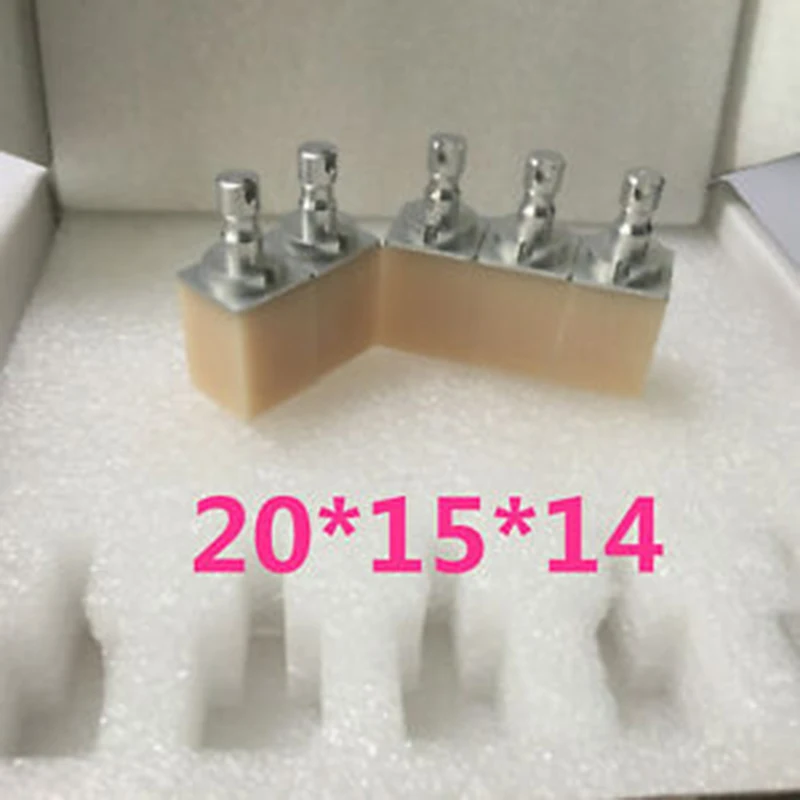 Green 15Pcs Monocolor PMMA Block CAD CAM Cerec Resin Temporary Crown and Bridge Material System Milling for Dental Lab Product