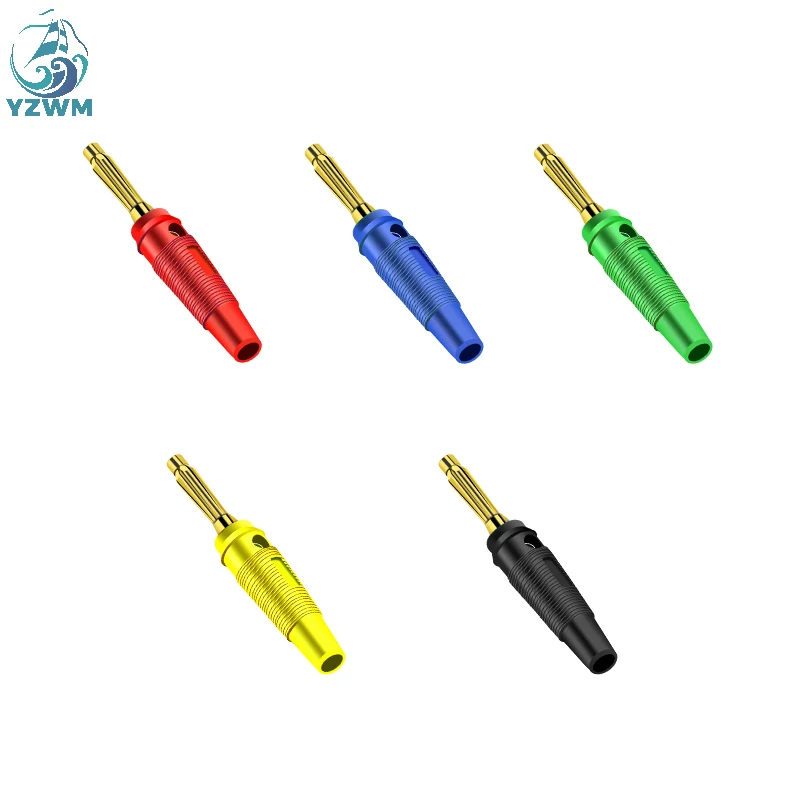 4mm Banana Plug and Socket Fixed with Pure Copper High Voltage Banana Lantern Type High Current Seven Pin Solderless Screw