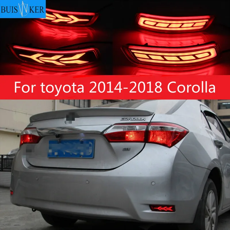 

Стоп-сигналы для toyota 2014-2018 Corolla, два режима, три режима