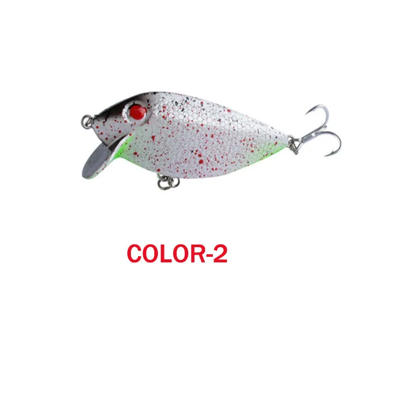 1PCS Hard VIB Lures Fishing Bait Treble Hooks Sinking Crankbait Wobber Fishing Tackle 6.5g 7cm