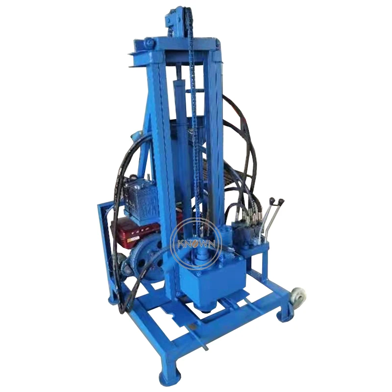 80m Deep Borehole Drilling Machine Portable Rig Mining For Water 4KW Hydraulic Electric Water Well Drilling Rig Machine Price