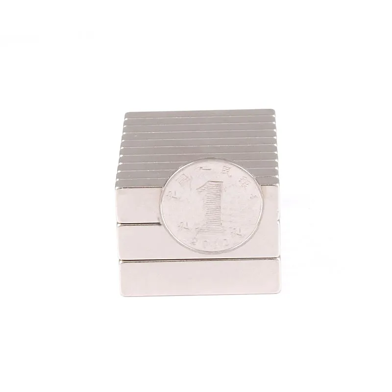 10 20 50 قطعة ورقة 40x10x5mm سوبر قوية النادرة المغناطيس سمك 5 مللي متر كتلة مستطيلة مغنطيس النيوديميوم 40 مللي متر x 10 مللي متر x 5 مللي متر