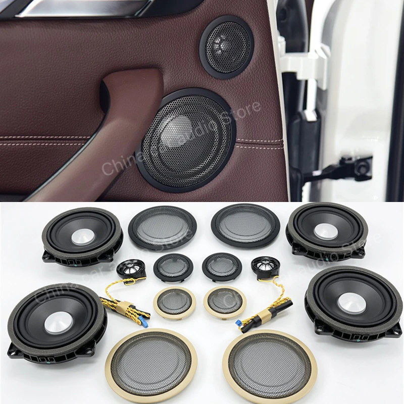 Car Door Tweeter and Midrange Cover for BMW F30, F31, F34, F52, F48, F39 Series, Treble Audio Speaker, Horn Accessories