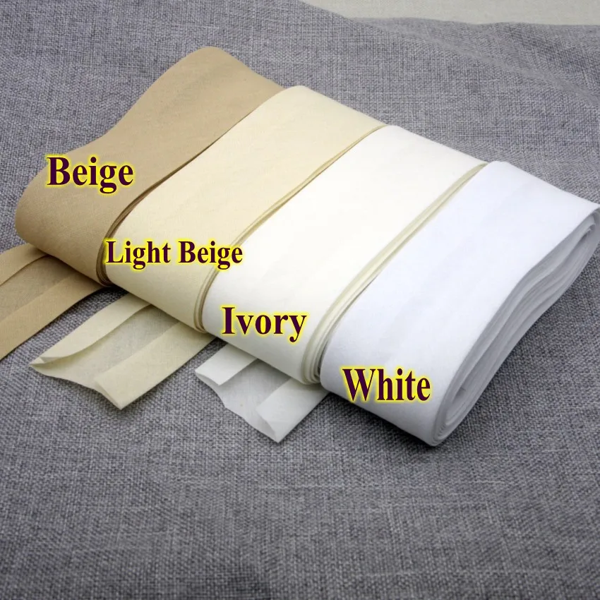 Cotton Bias Binding Tape Size 4cm 40mm 5 meters Super wide Fold Tape DIY handmade sewing material cloth tape ribbon